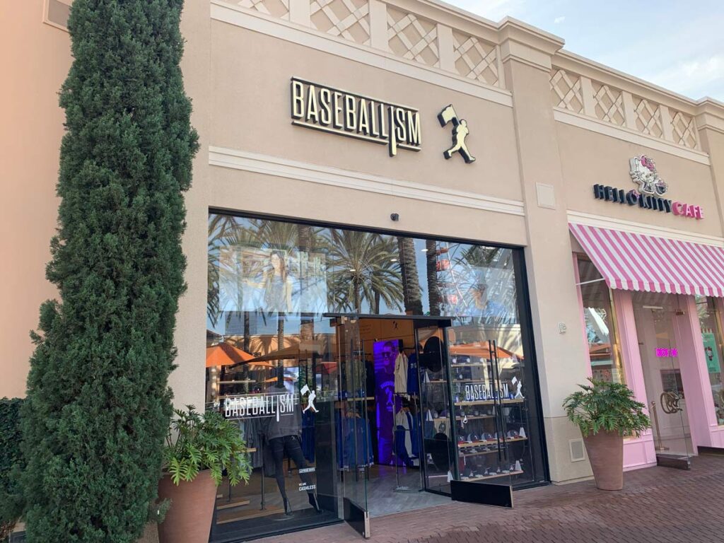 baseballism store front